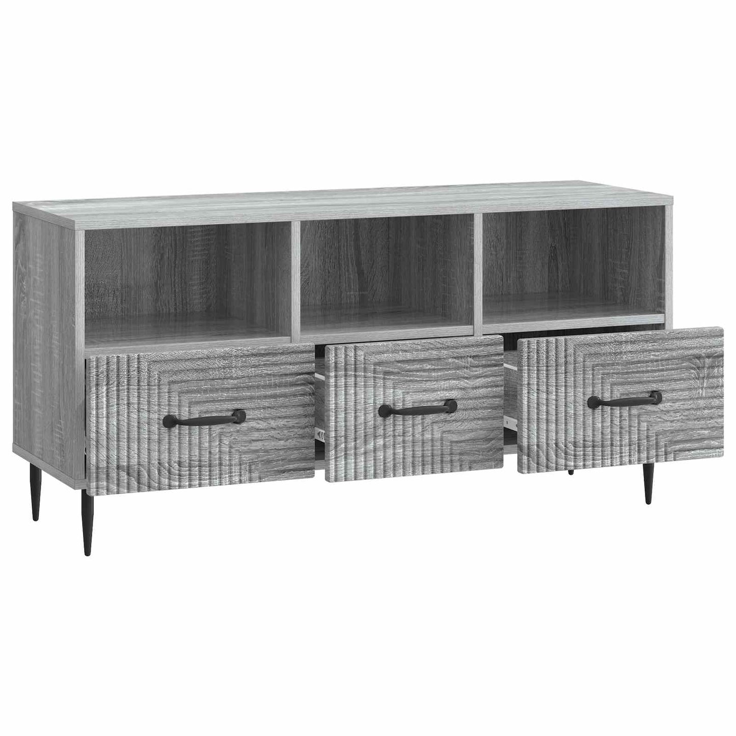 TV-skab Grå sonoma-eg 102 x 34,5 x 50 cm Konstrueret træ