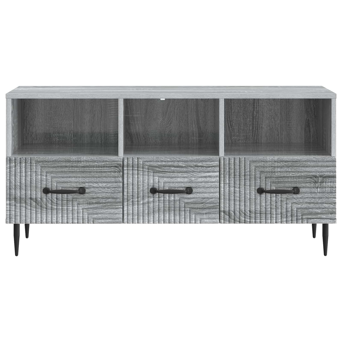 TV-skab Grå sonoma-eg 102 x 34,5 x 50 cm Konstrueret træ