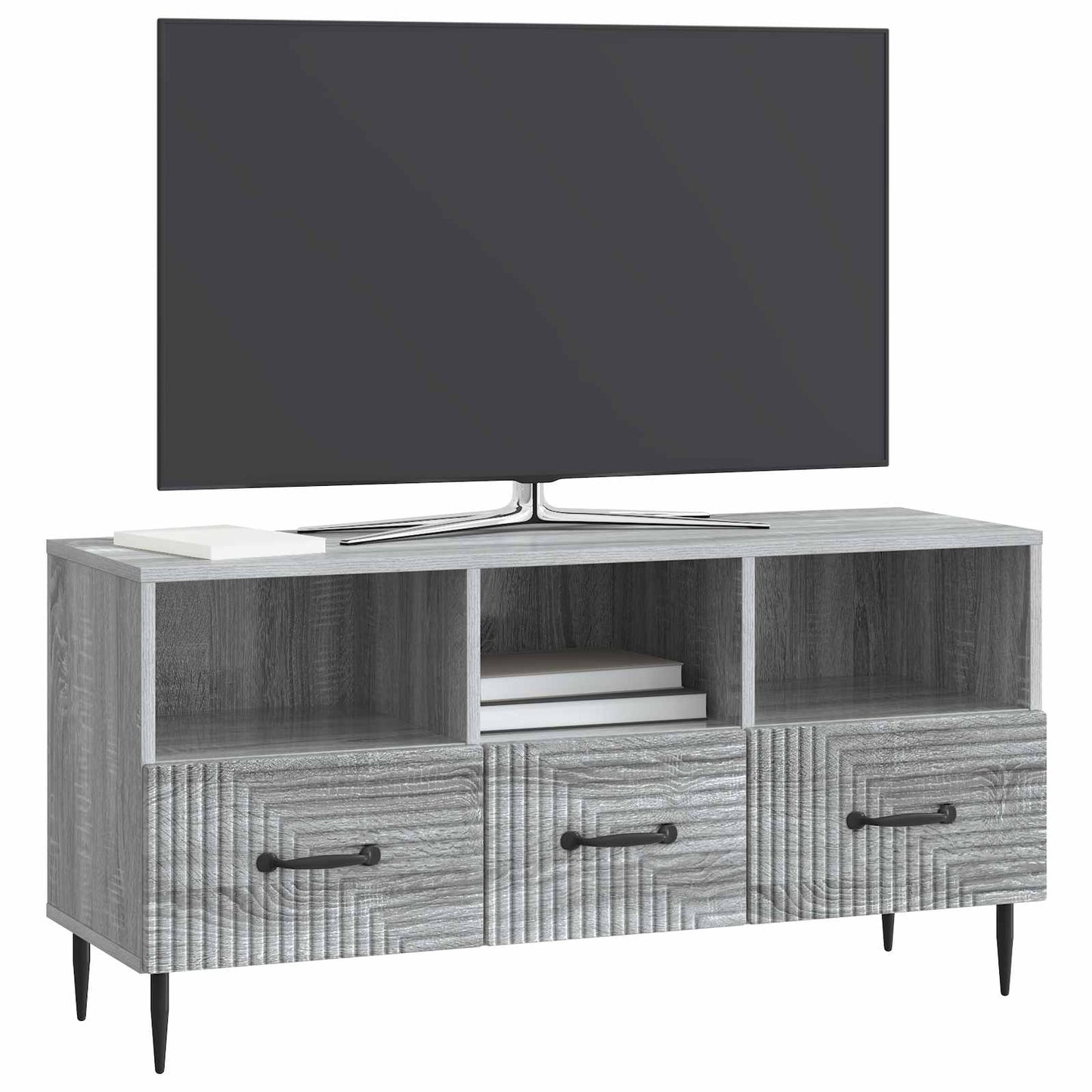 TV-skab Grå sonoma-eg 102 x 34,5 x 50 cm Konstrueret træ