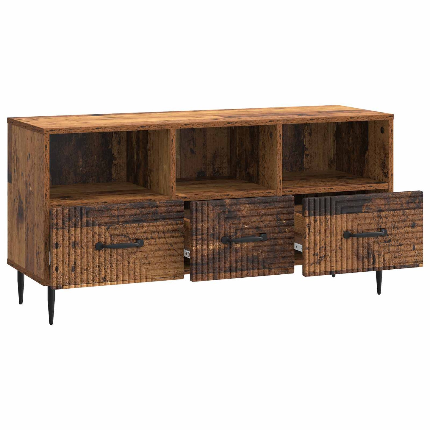 TV-skab Gammelt træ 102 x 34,5 x 50 cm Konstrueret træ
