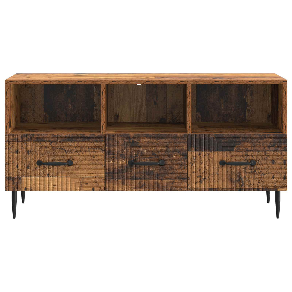 TV-skab Gammelt træ 102 x 34,5 x 50 cm Konstrueret træ