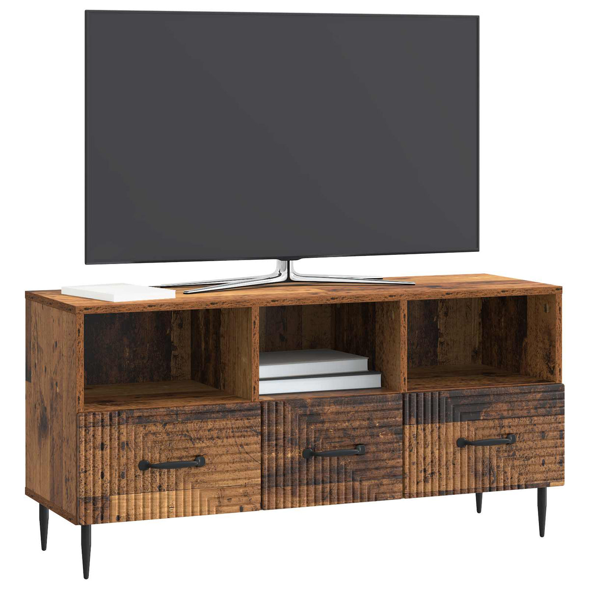 TV-skab Gammelt træ 102 x 34,5 x 50 cm Konstrueret træ