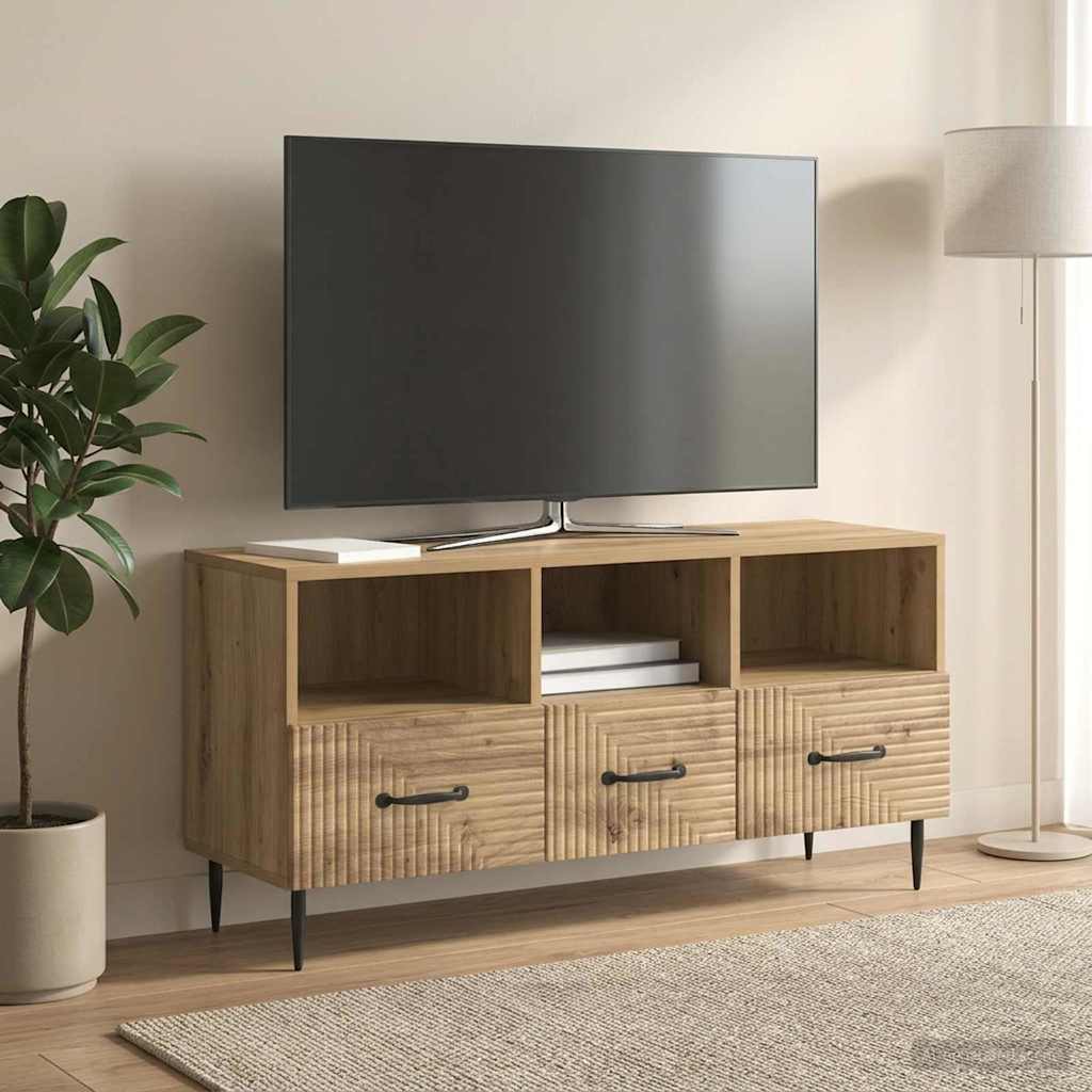 TV-skab 102 x 34,5 x 50 cm Artisan-eg Konstrueret træ