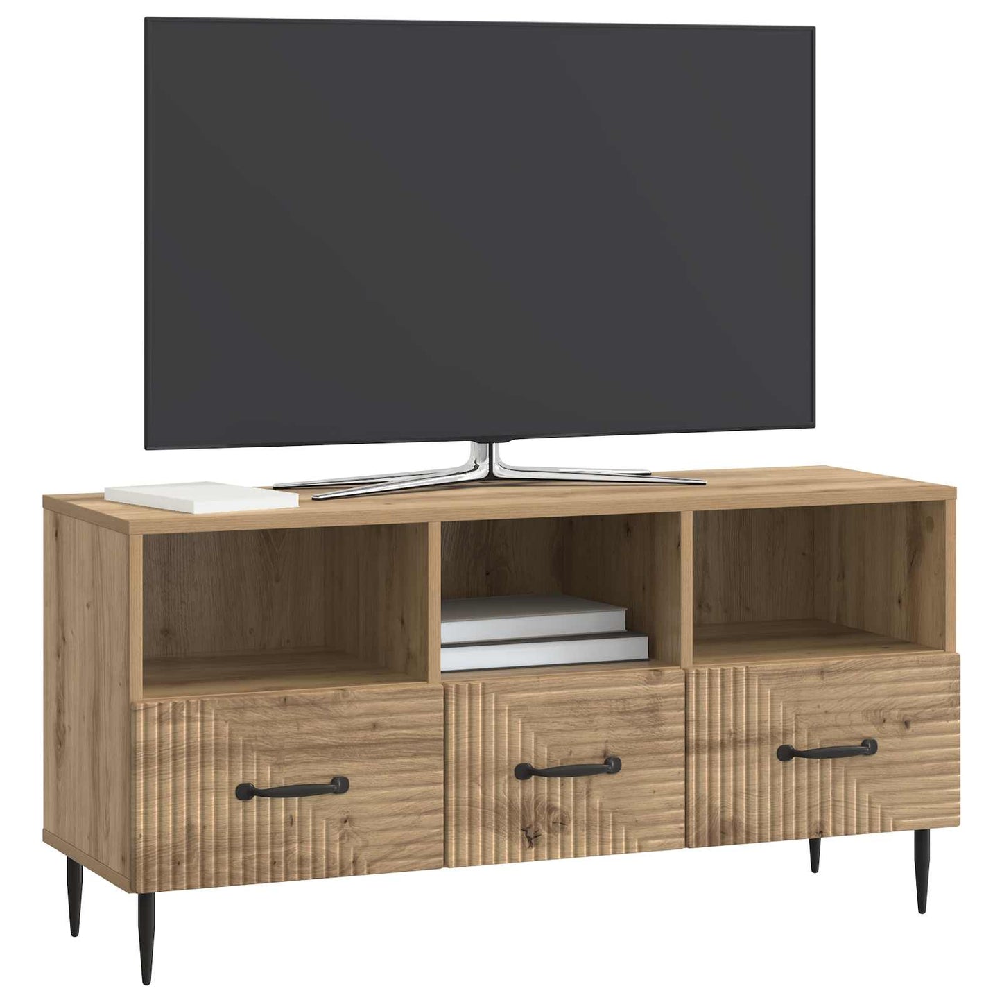 TV-skab 102 x 34,5 x 50 cm Artisan-eg Konstrueret træ