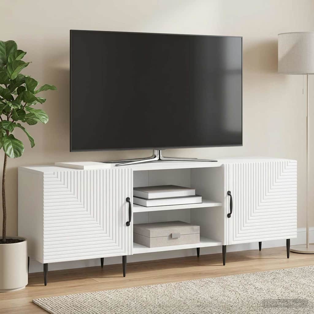 TV-skab 150 x 31 x 50 cm Hvid Konstrueret træ