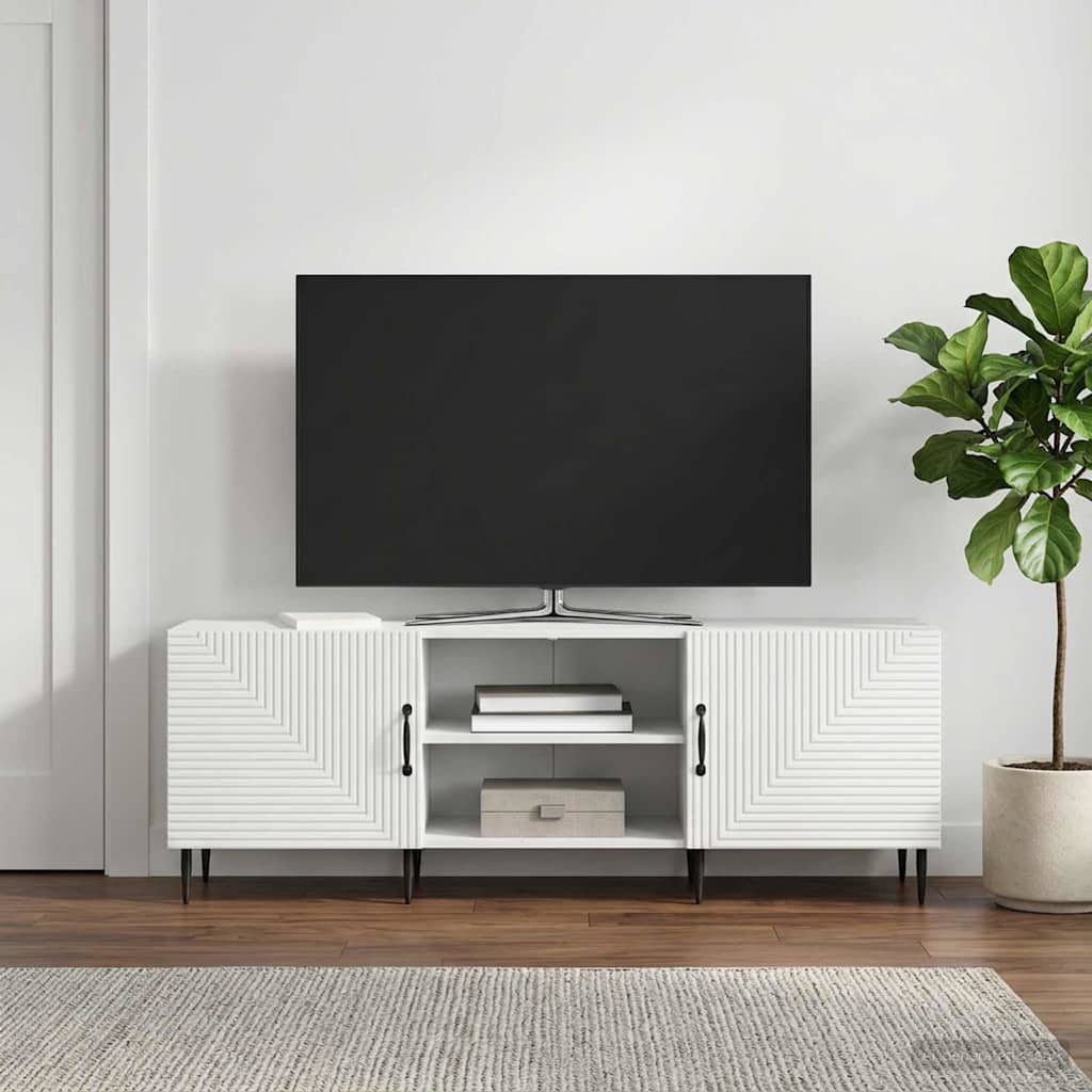 TV-skab 150 x 31 x 50 cm Hvid Konstrueret træ