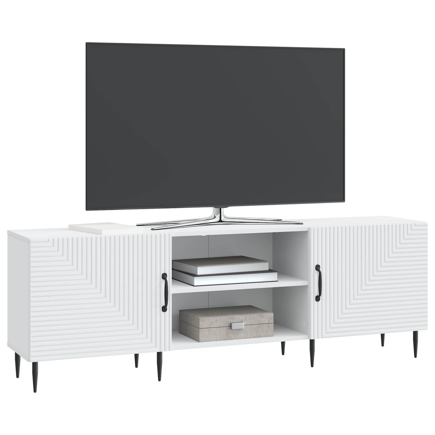 TV-skab 150 x 31 x 50 cm Hvid Konstrueret træ