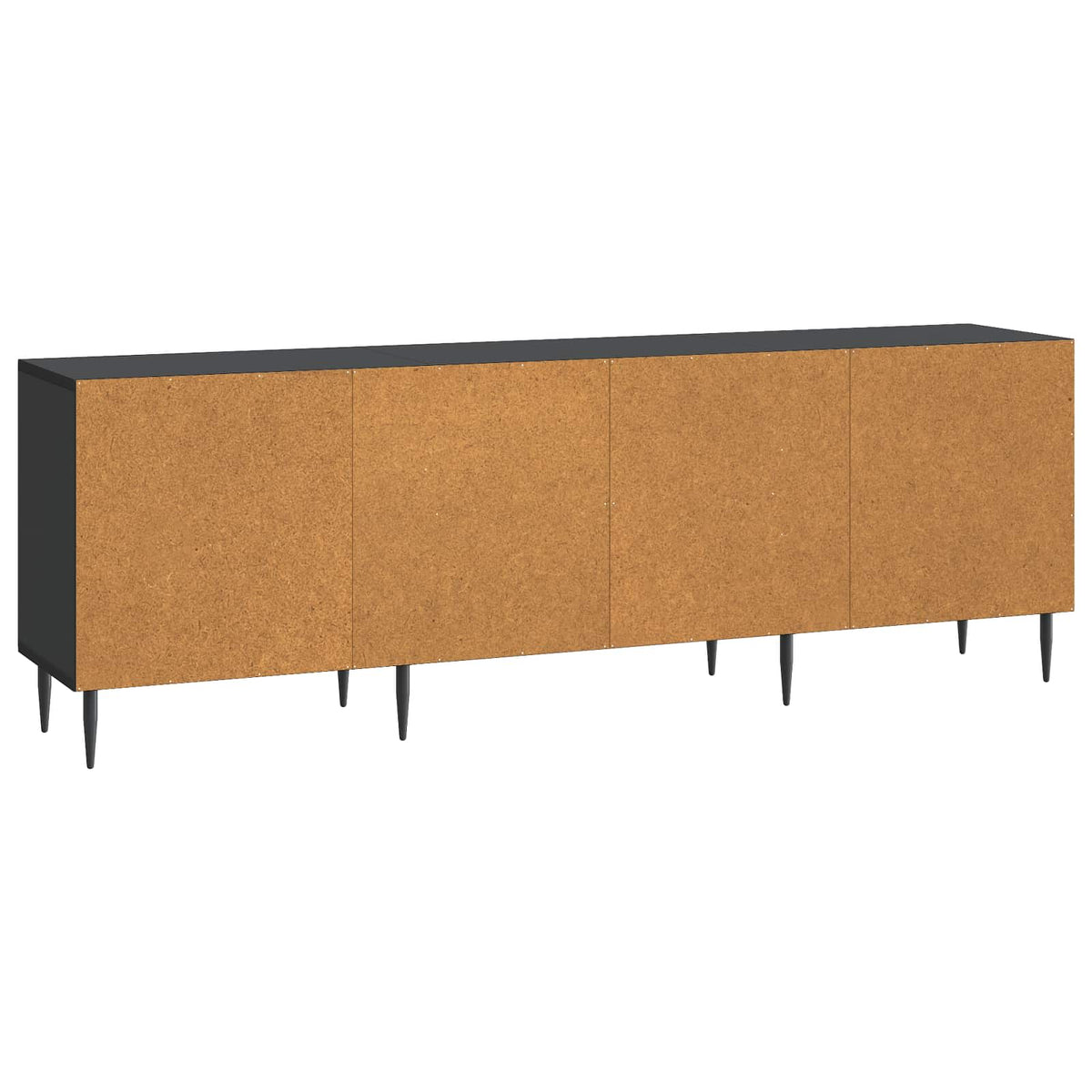 TV-skab 150 x 31 x 50 cm Sort Konstrueret træ