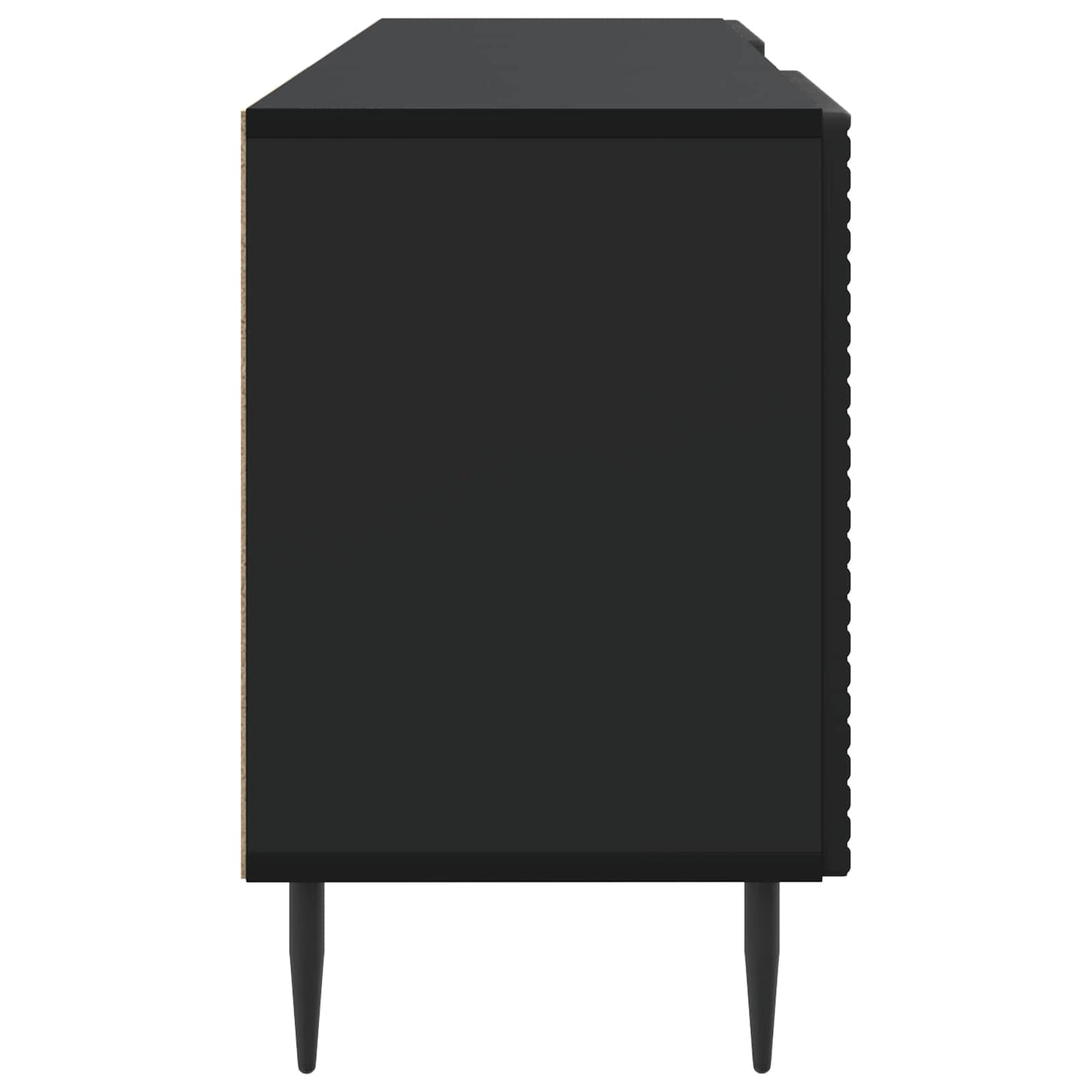 TV-skab 150 x 31 x 50 cm Sort Konstrueret træ