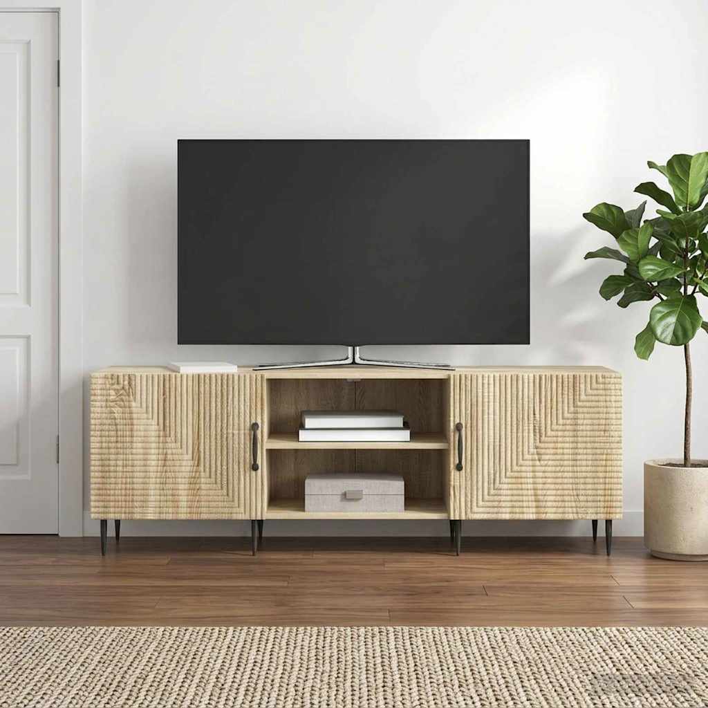 TV-skab 150 x 31 x 50 cm Sonoma-eg Konstrueret træ