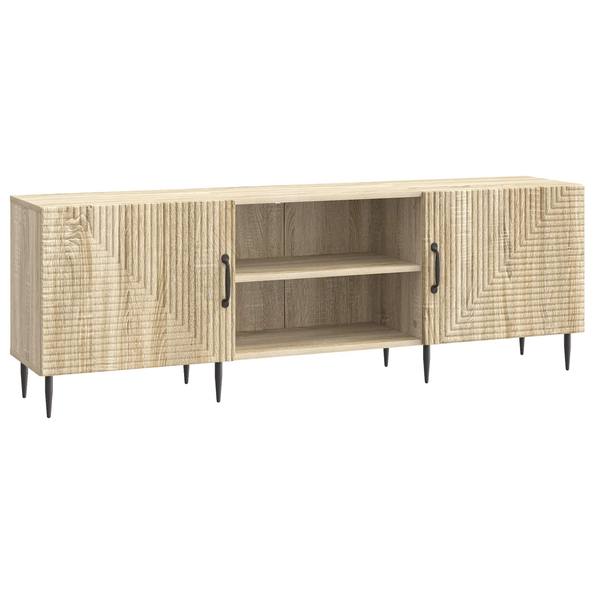 TV-skab 150 x 31 x 50 cm Sonoma-eg Konstrueret træ