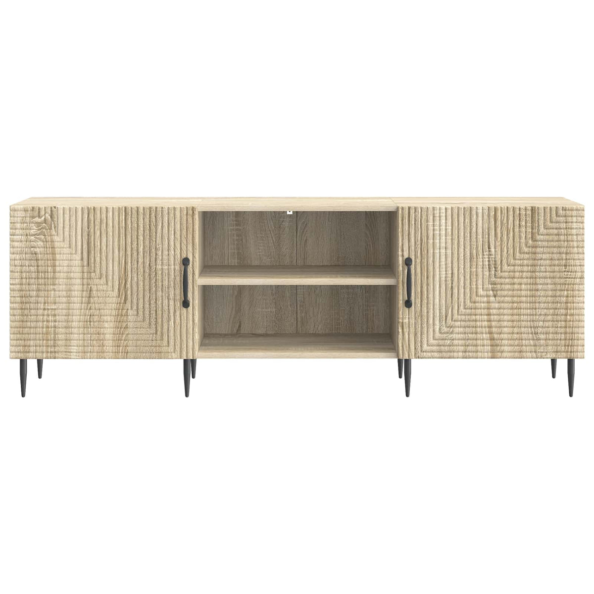 TV-skab 150 x 31 x 50 cm Sonoma-eg Konstrueret træ
