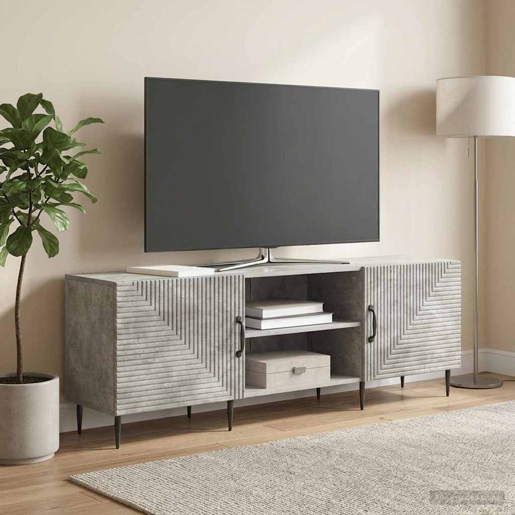 TV-skab 150 x 31 x 50 cm Betongrå Konstrueret træ
