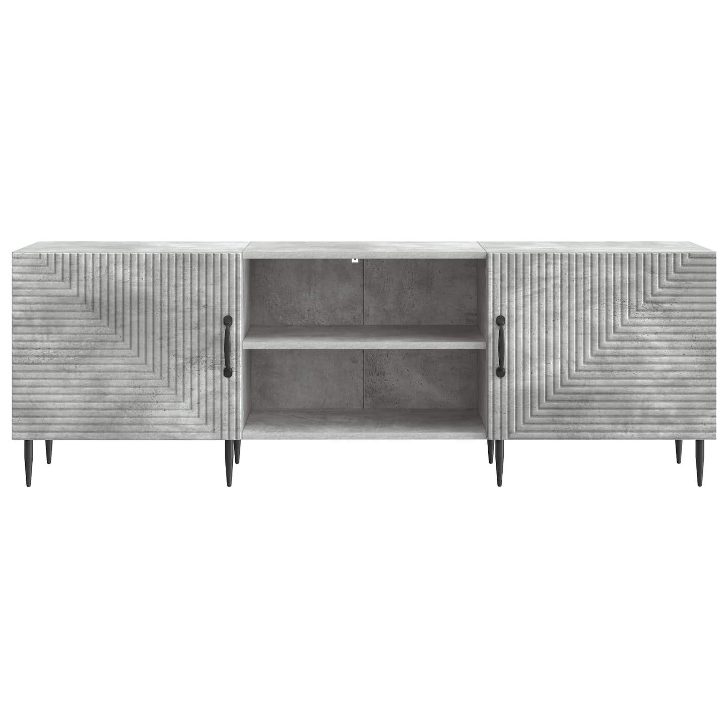 TV-skab 150 x 31 x 50 cm Betongrå Konstrueret træ