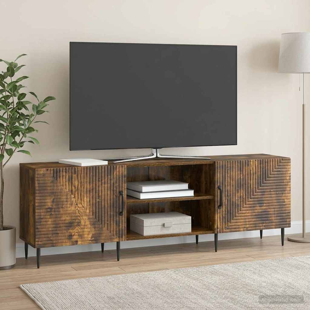 TV-skab 150 x 31 x 50 cm Røget eg Konstrueret træ