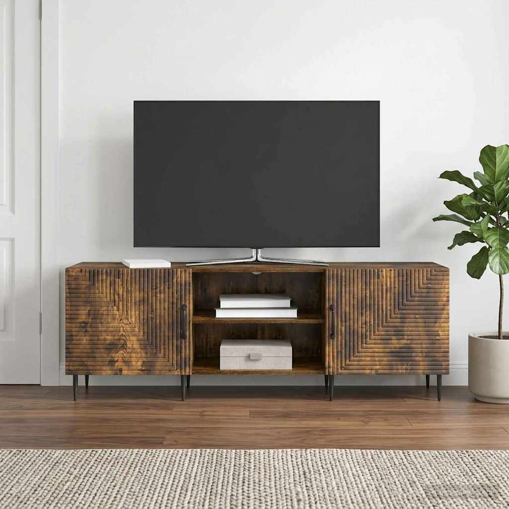 TV-skab 150 x 31 x 50 cm Røget eg Konstrueret træ