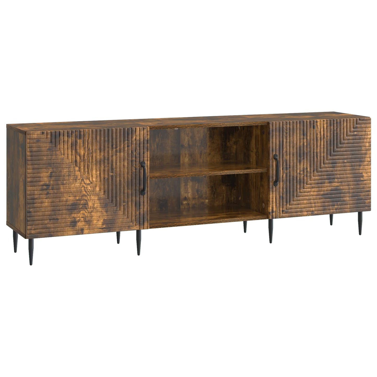 TV-skab 150 x 31 x 50 cm Røget eg Konstrueret træ