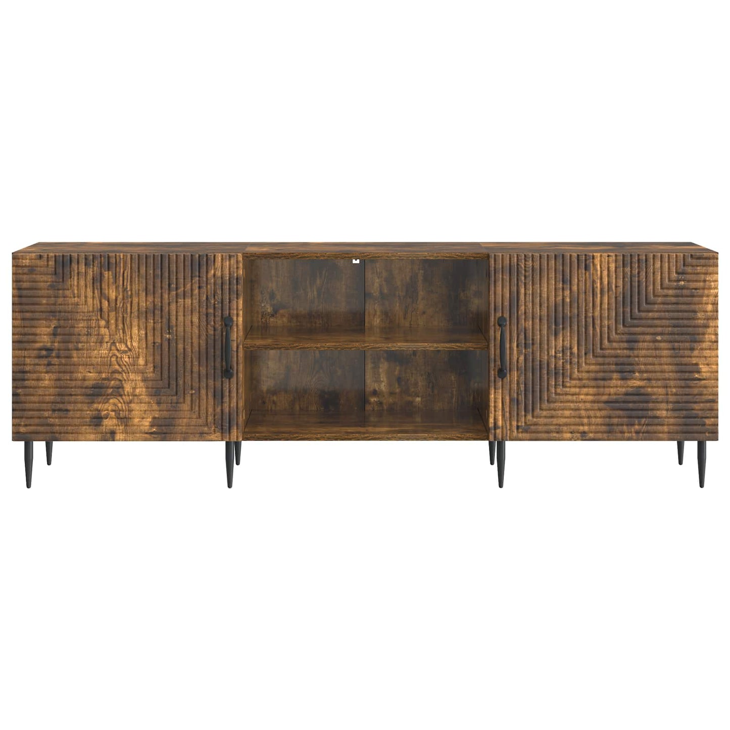 TV-skab 150 x 31 x 50 cm Røget eg Konstrueret træ
