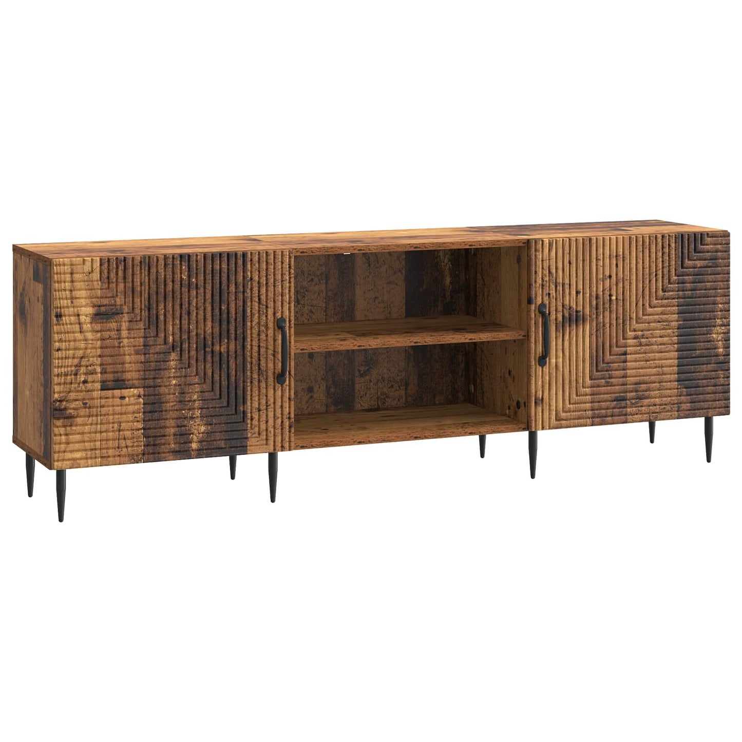 TV-skab 150 x 31 x 50 cm Gammelt træ Konstrueret træ