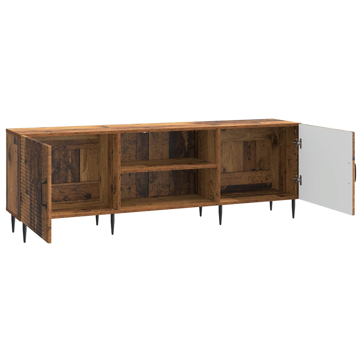 TV-skab 150 x 31 x 50 cm Gammelt træ Konstrueret træ