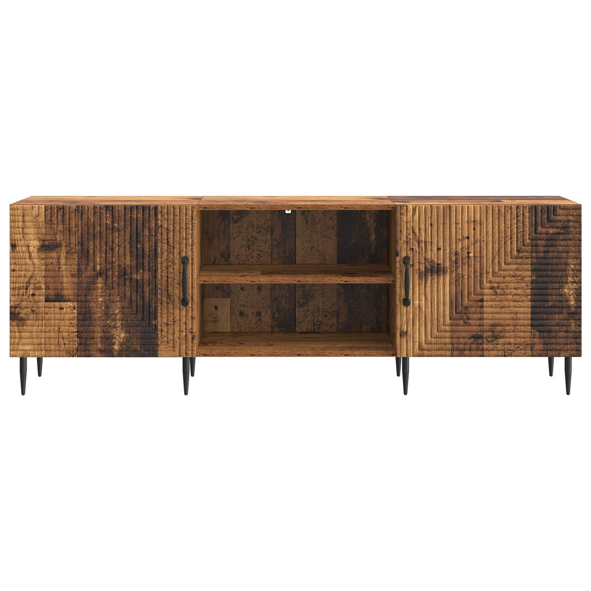 TV-skab 150 x 31 x 50 cm Gammelt træ Konstrueret træ