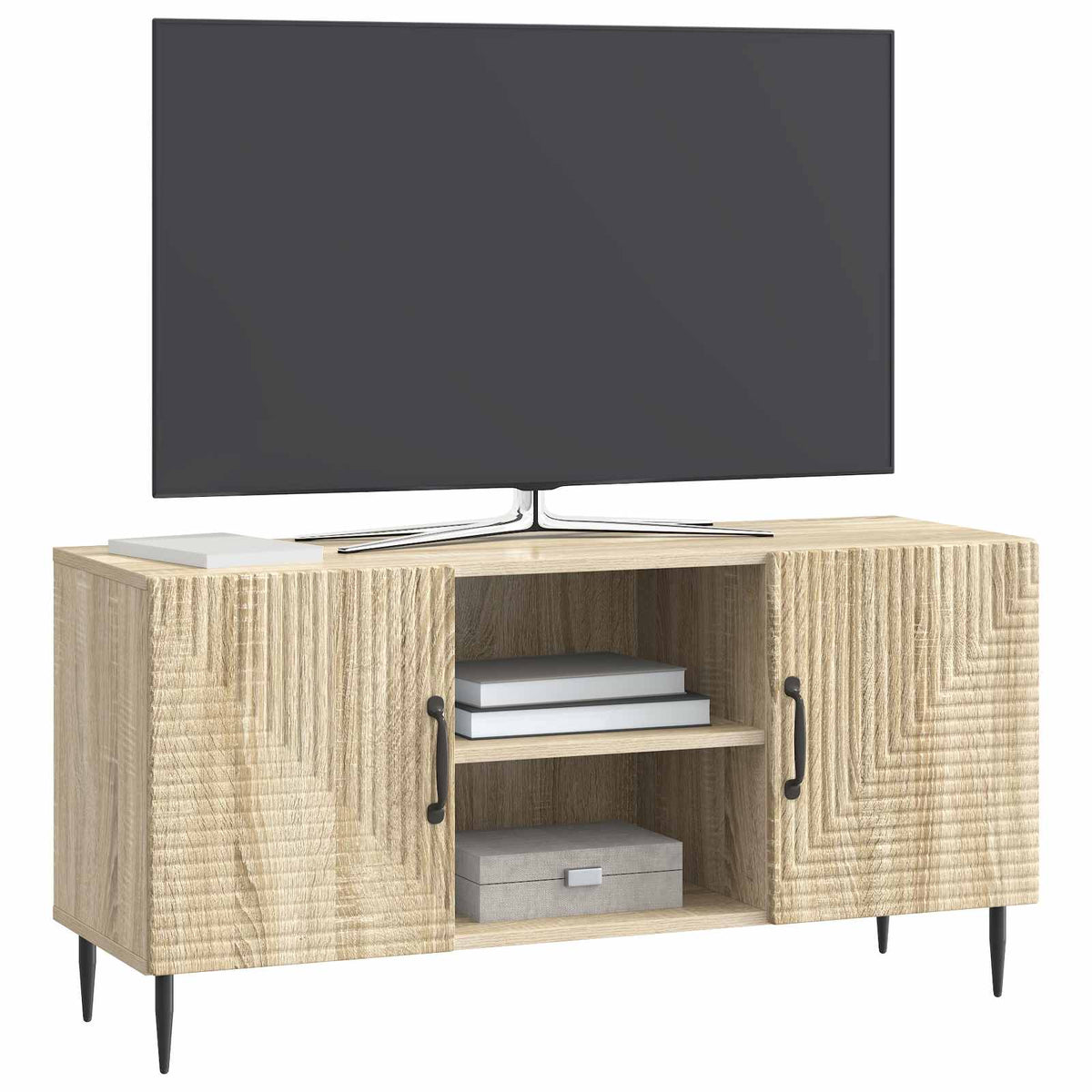TV-skab Sonoma-eg 102 x 34,5 x 50 cm Konstrueret træ