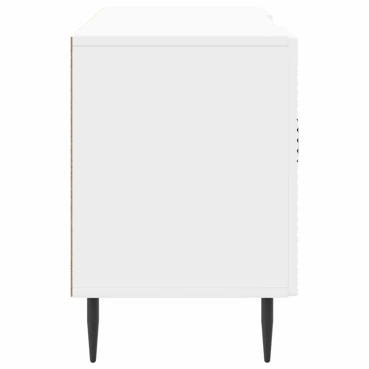TV-skab Hvid højglans 102 x 34,5 x 50 cm Konstrueret træ