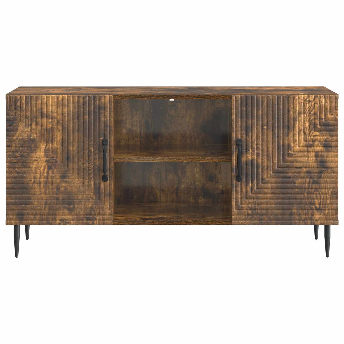 TV-skab Røget eg 102 x 34,5 x 50 cm Konstrueret træ