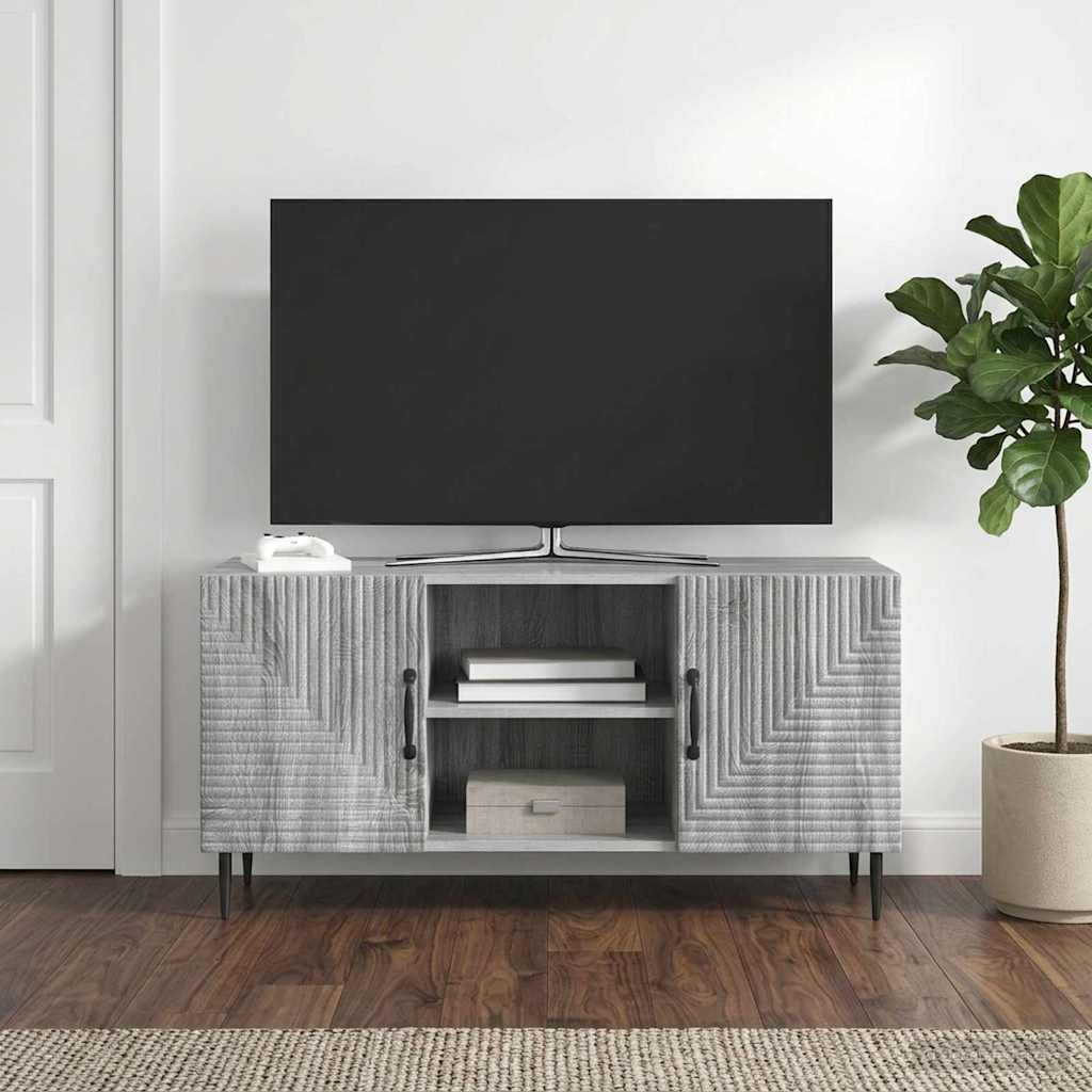 TV-skab Grå sonoma-eg 102 x 34,5 x 50 cm Konstrueret træ