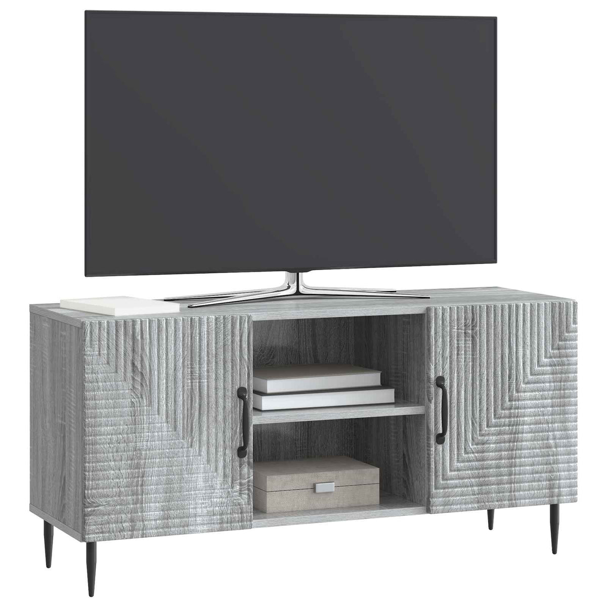 TV-skab Grå sonoma-eg 102 x 34,5 x 50 cm Konstrueret træ