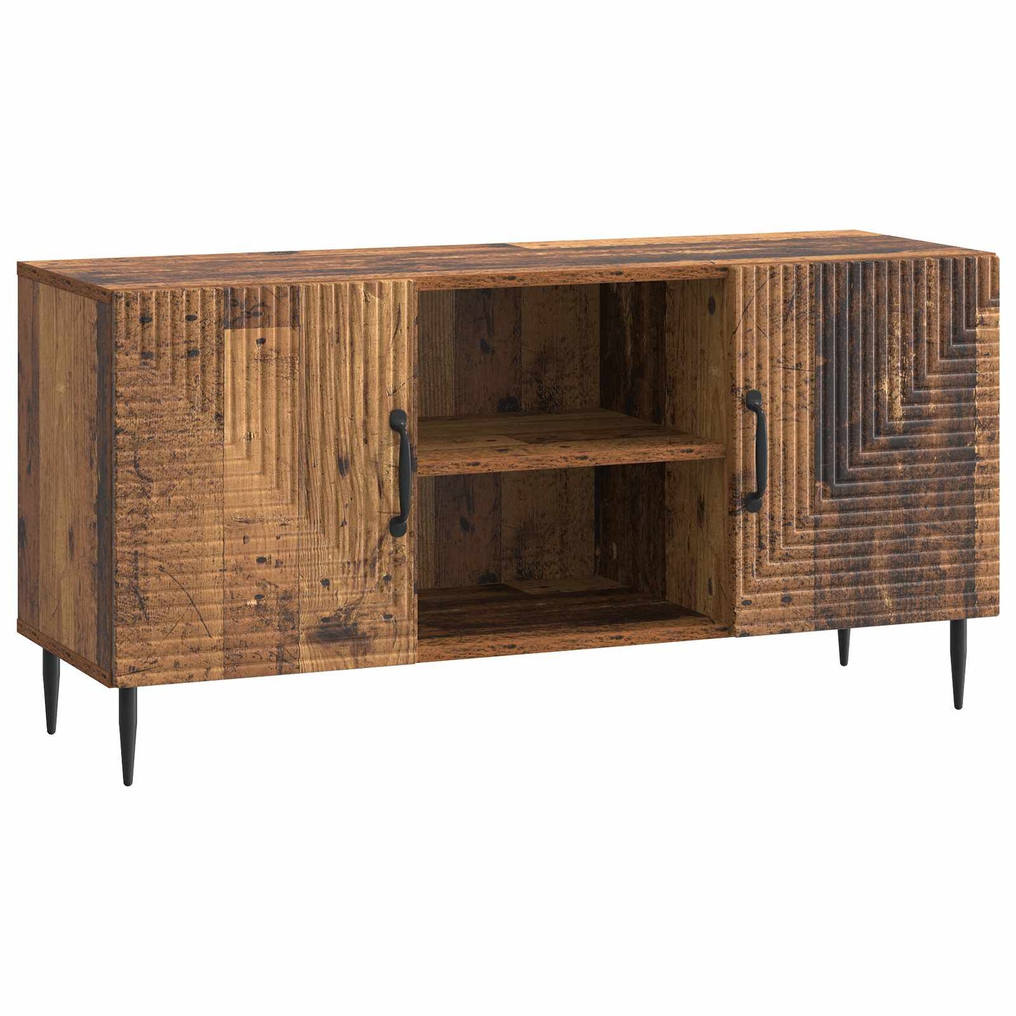 TV-skab Gammelt træ 102 x 34,5 x 50 cm Konstrueret træ