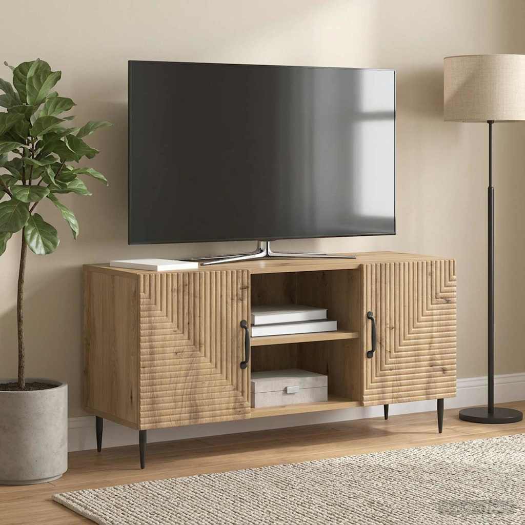 TV-skab 102 x 34,5 x 50 cm Artisan-eg Konstrueret træ