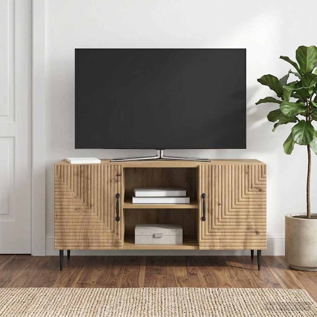 TV-skab 102 x 34,5 x 50 cm Artisan-eg Konstrueret træ