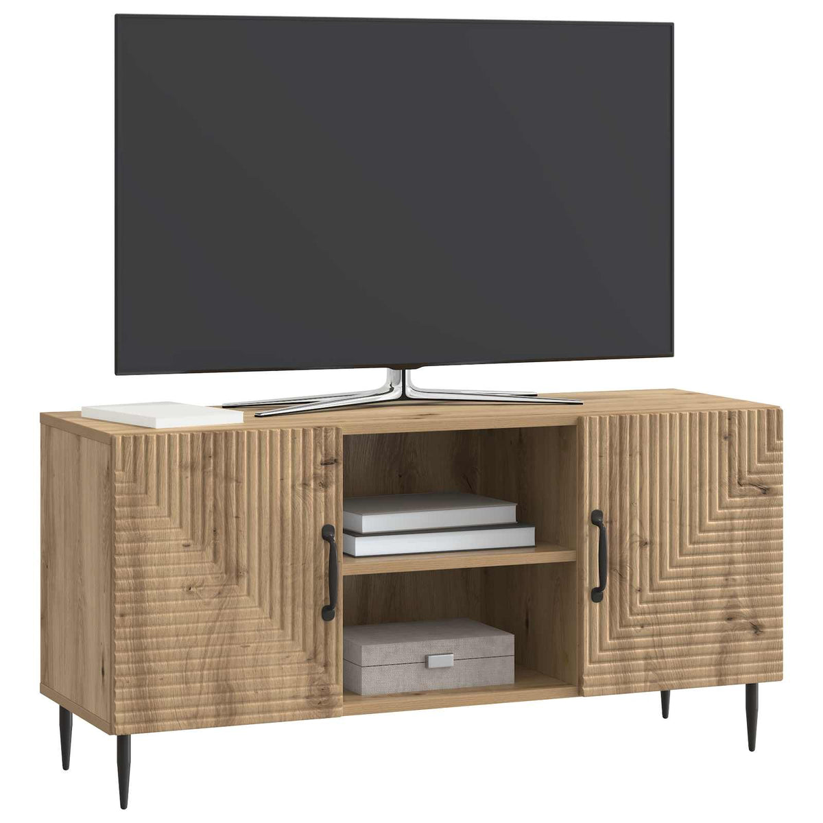 TV-skab 102 x 34,5 x 50 cm Artisan-eg Konstrueret træ