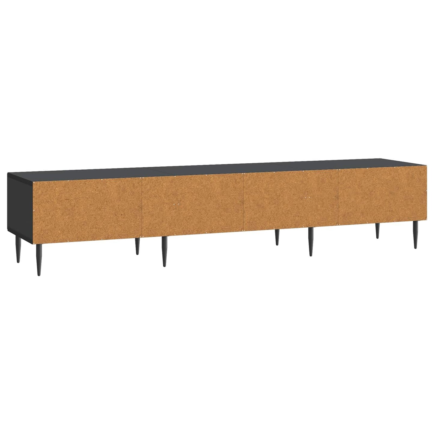 TV-skab med skuffe Sort 147 x 34,5 x 30 cm Konstrueret træ