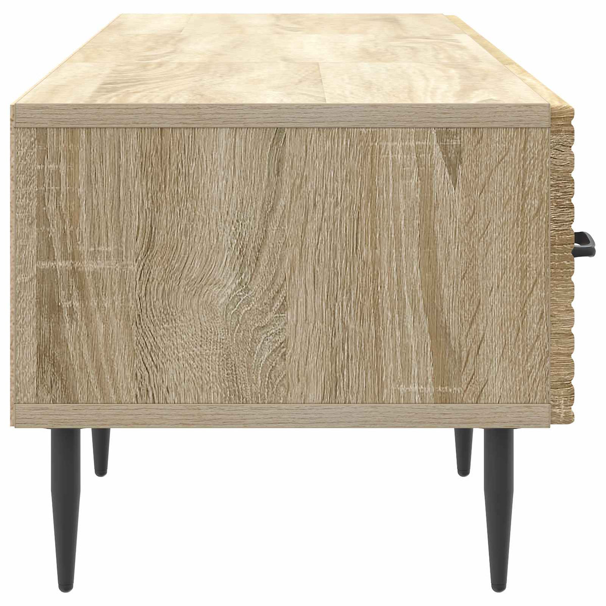 TV-skab med skuffe Sonoma-eg 147 x 34,5 x 30 cm Konstrueret træ