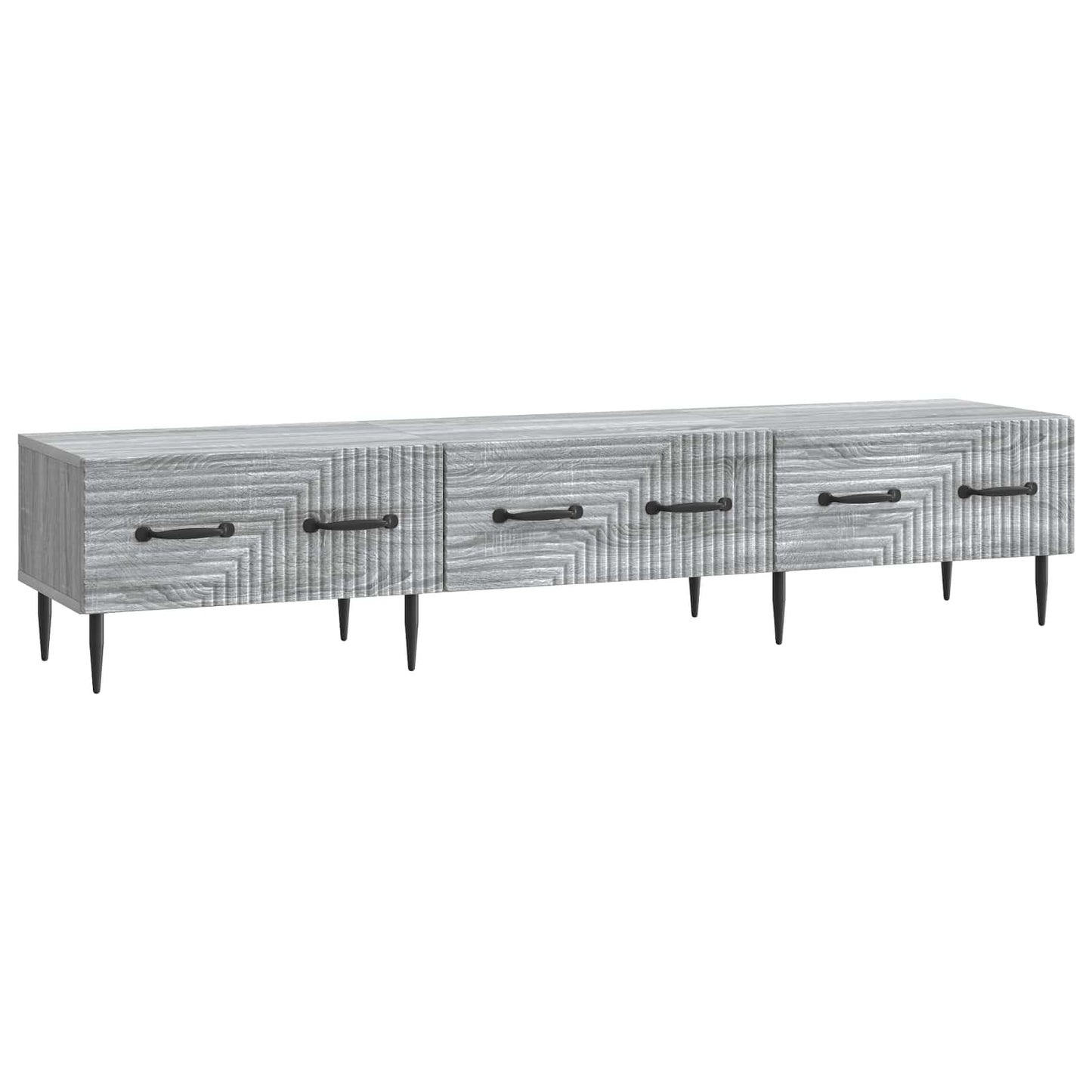 TV-skab Grå sonoma-eg 147 x 34,5 x 30 cm Konstrueret træ