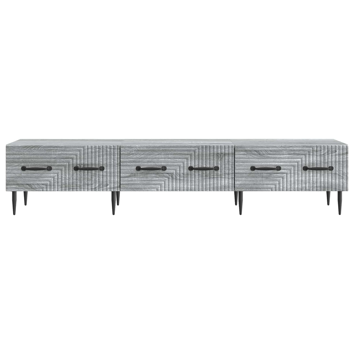 TV-skab Grå sonoma-eg 147 x 34,5 x 30 cm Konstrueret træ