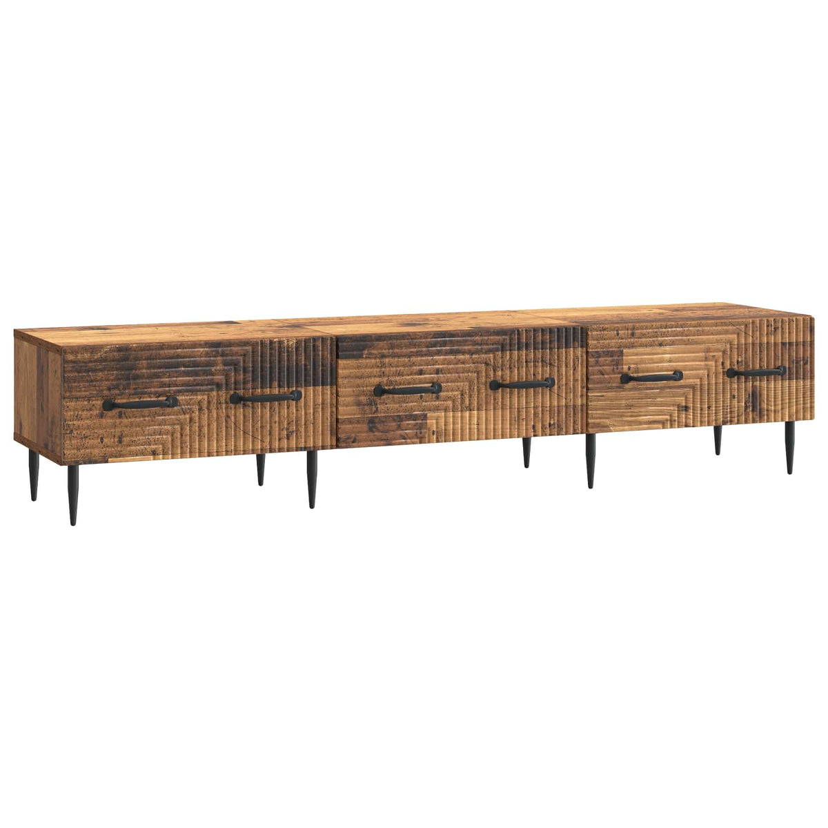 TV-skab Gammelt træ 147 x 34,5 x 30 cm Konstrueret træ