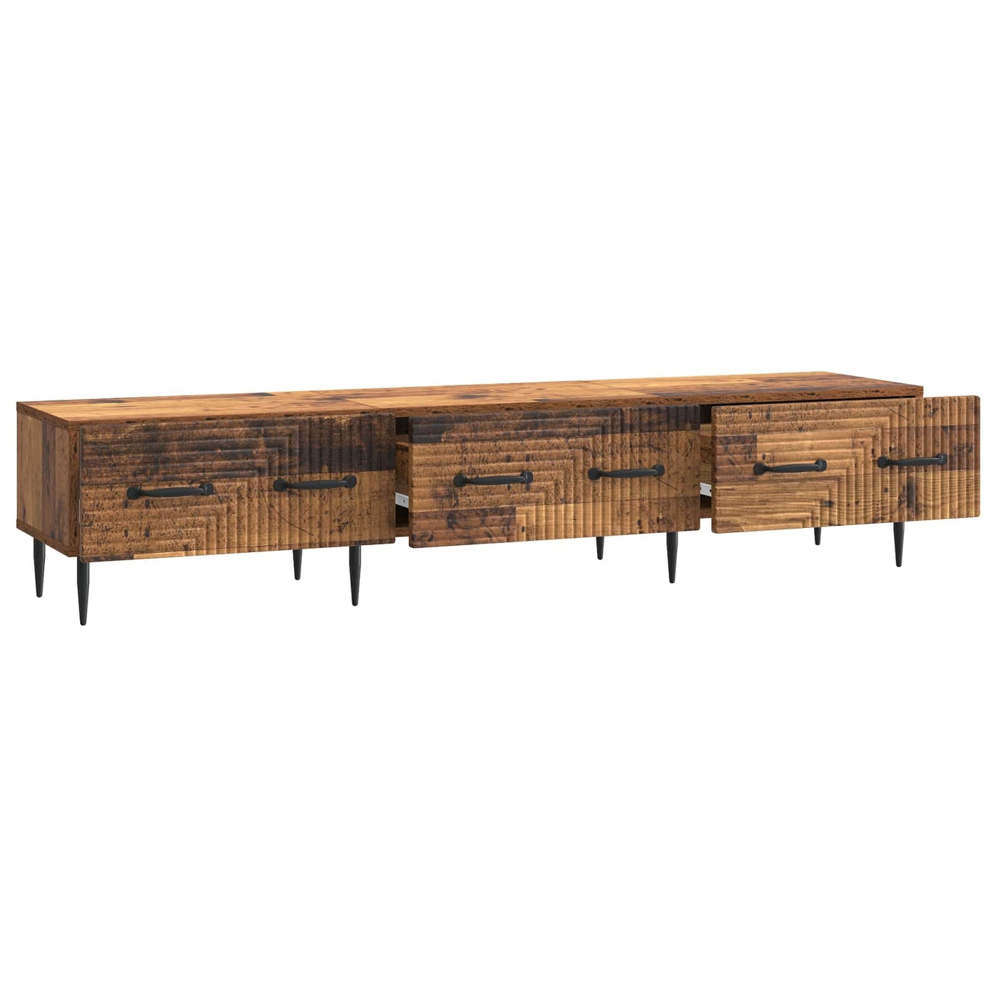 TV-skab Gammelt træ 147 x 34,5 x 30 cm Konstrueret træ