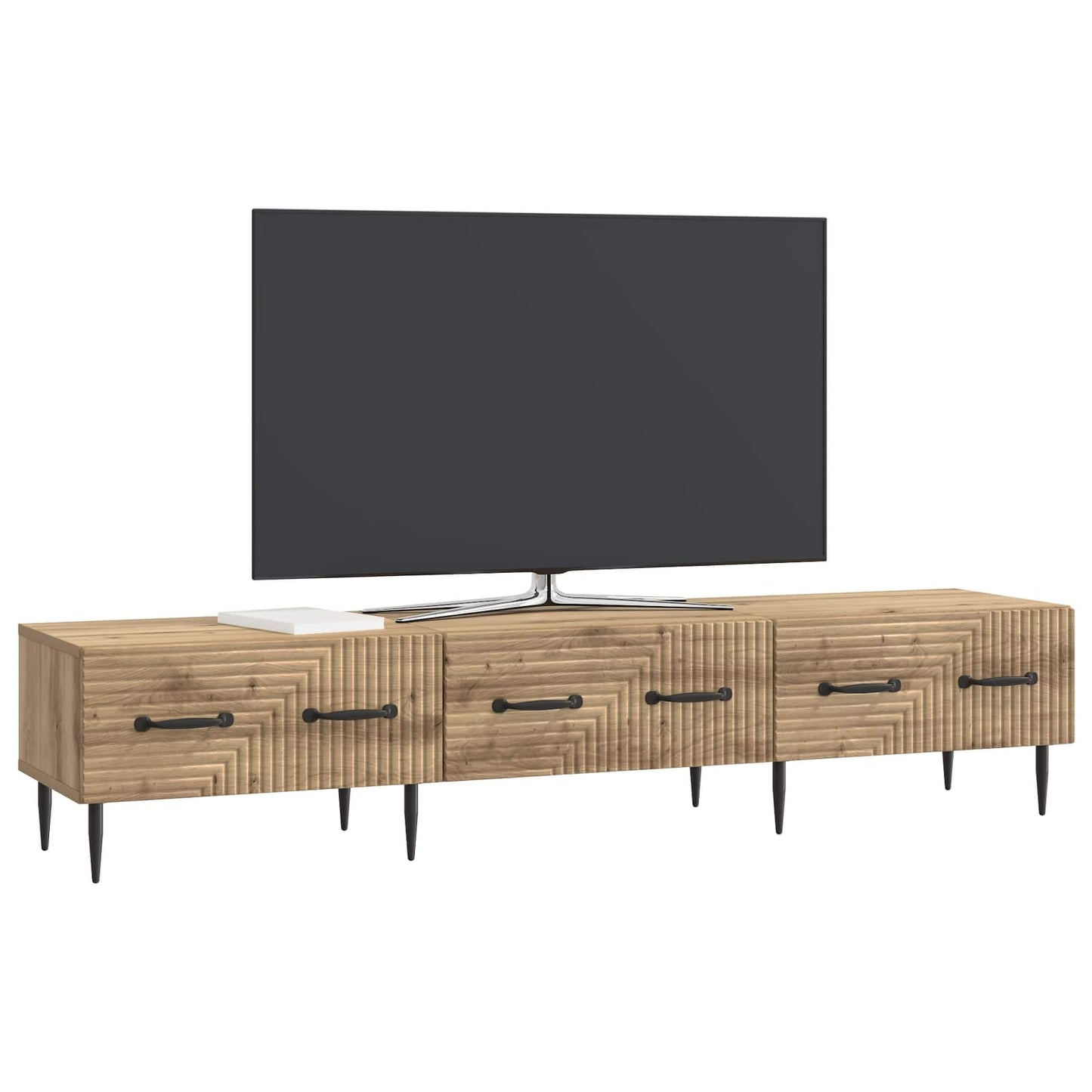 TV-skab 147 x 34,5 x 30 cm Artisan-eg Konstrueret træ