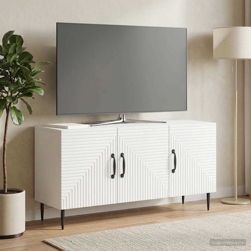 TV-skab Hvid 99 x 34,5 x 50 cm Konstrueret træ