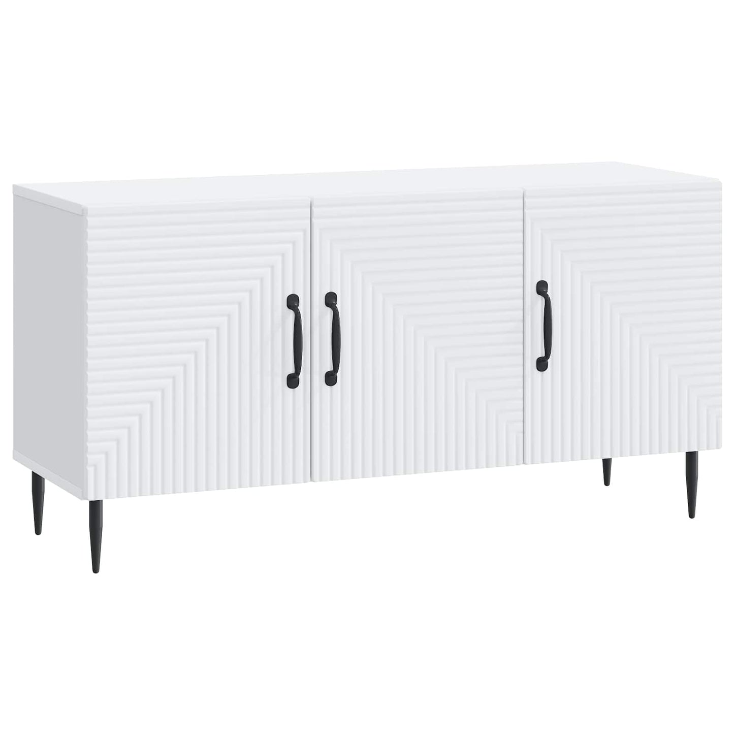 TV-skab Hvid 99 x 34,5 x 50 cm Konstrueret træ