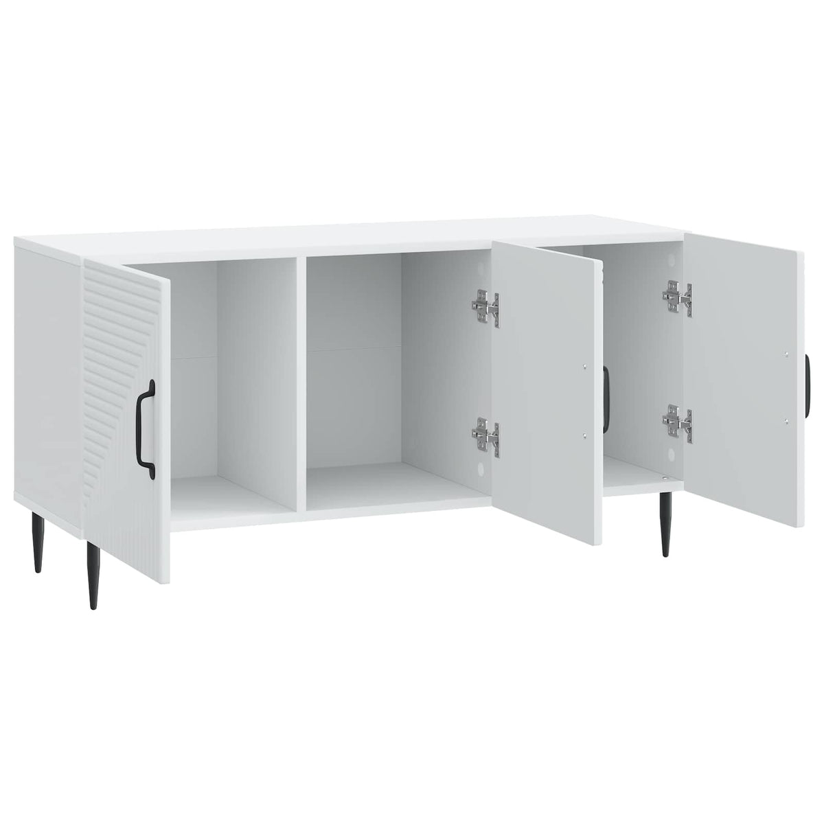 TV-skab Hvid 99 x 34,5 x 50 cm Konstrueret træ