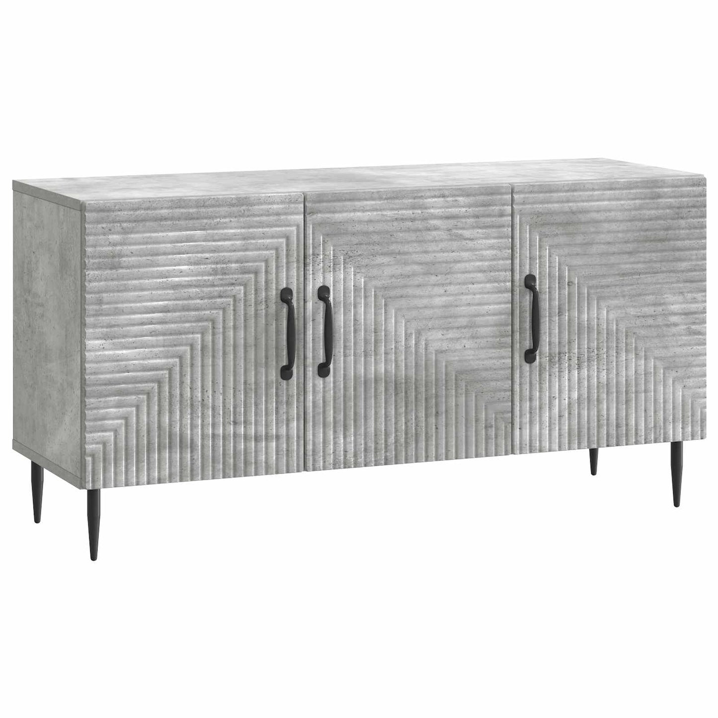 TV-skab Betongrå 99 x 34,5 x 50 cm Konstrueret træ
