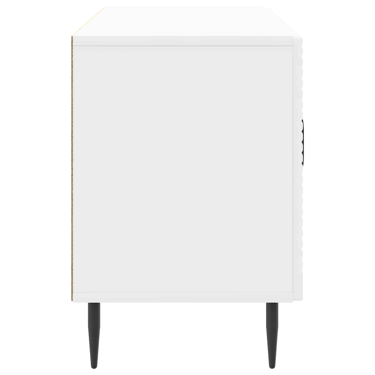 TV-skab Hvid højglans 99 x 34,5 x 50 cm Konstrueret træ