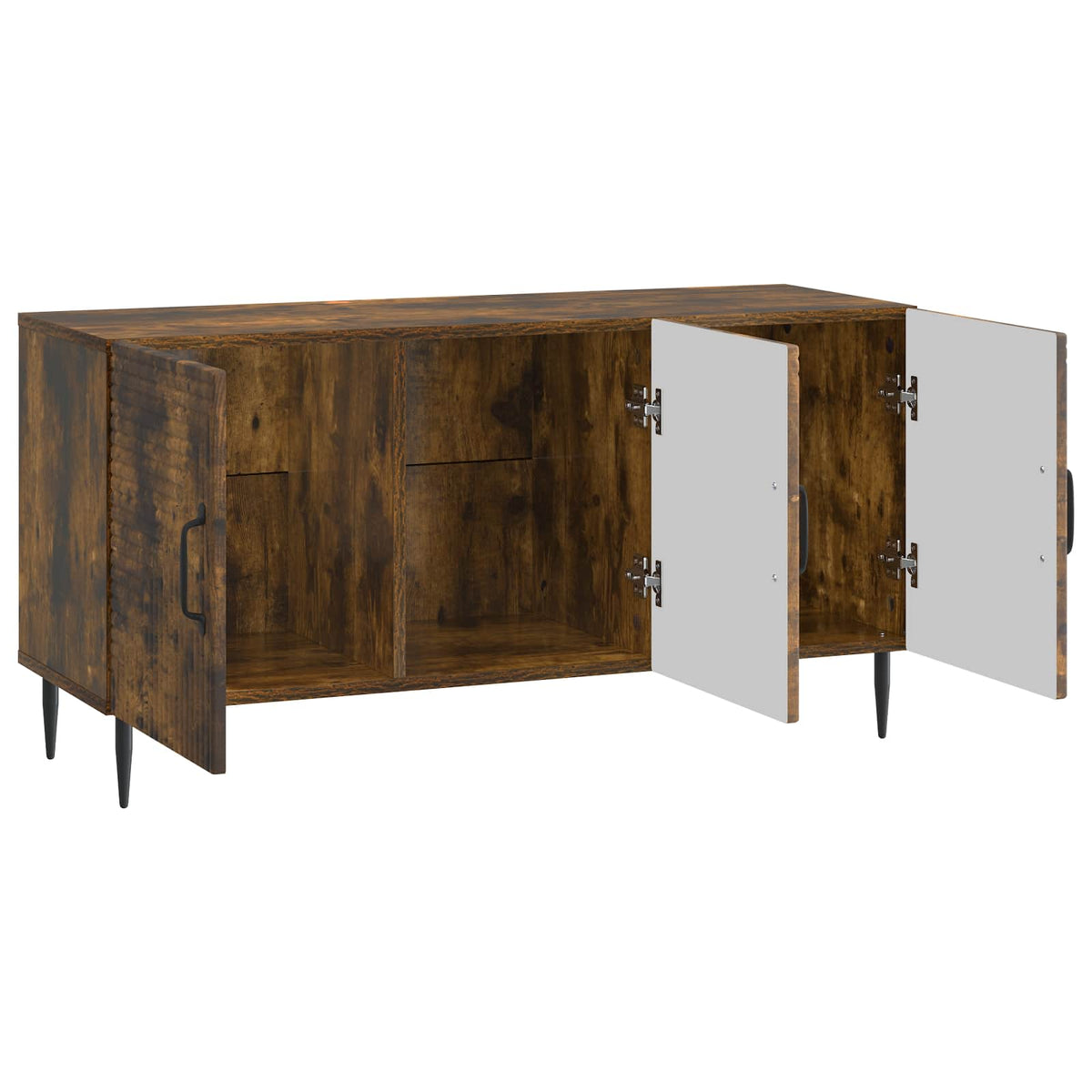TV-skab Røget eg 99 x 34,5 x 50 cm Konstrueret træ