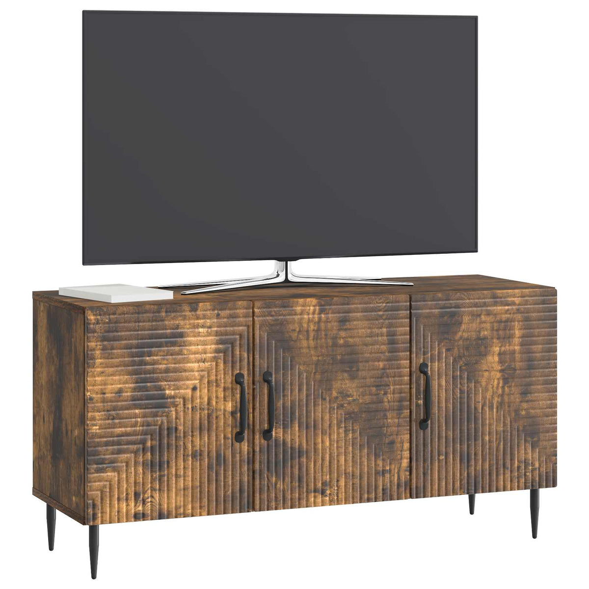 TV-skab Røget eg 99 x 34,5 x 50 cm Konstrueret træ