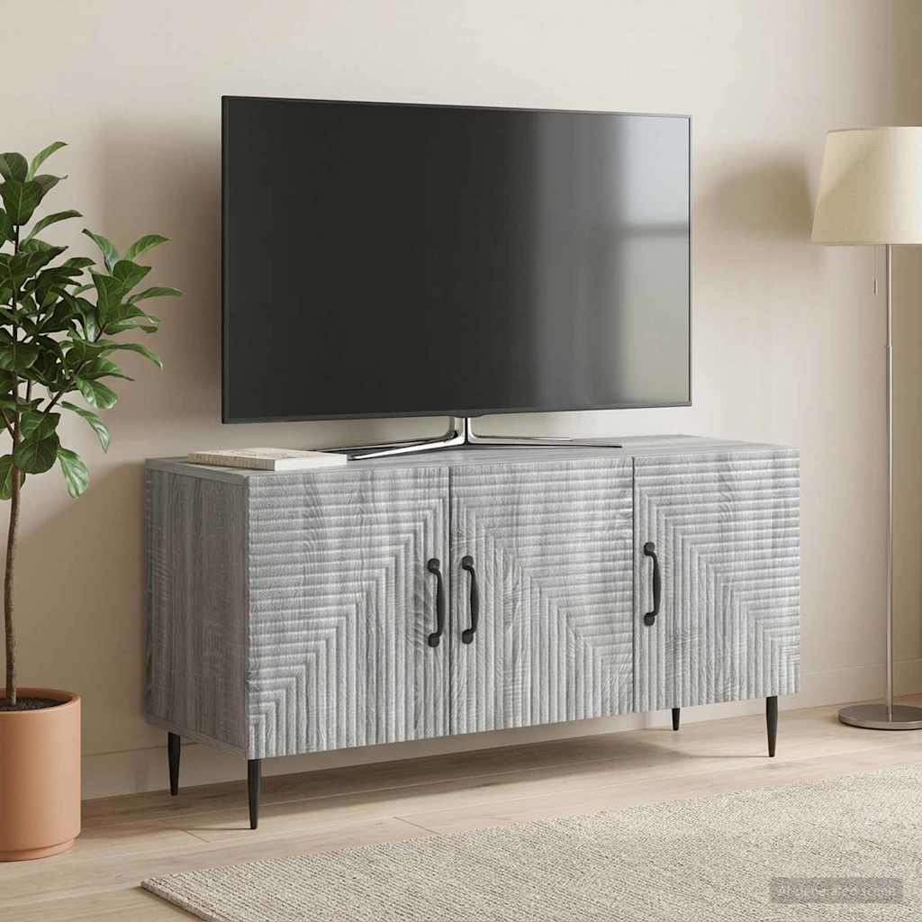 TV-skab Grå sonoma-eg 99 x 34,5 x 50 cm Konstrueret træ