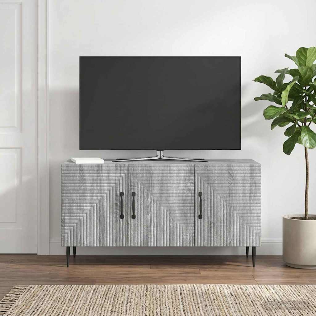 TV-skab Grå sonoma-eg 99 x 34,5 x 50 cm Konstrueret træ